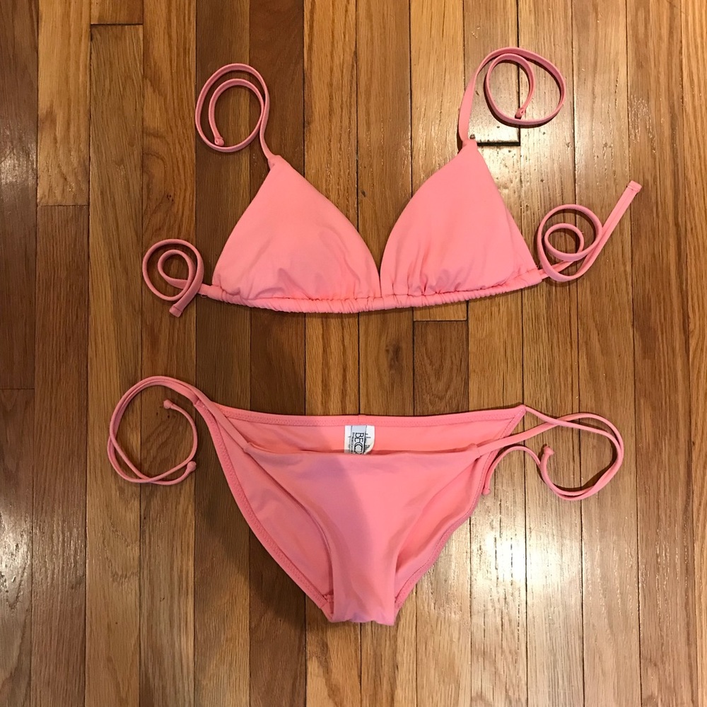 BECCA bikini top (Size D) and bottom (Size M)